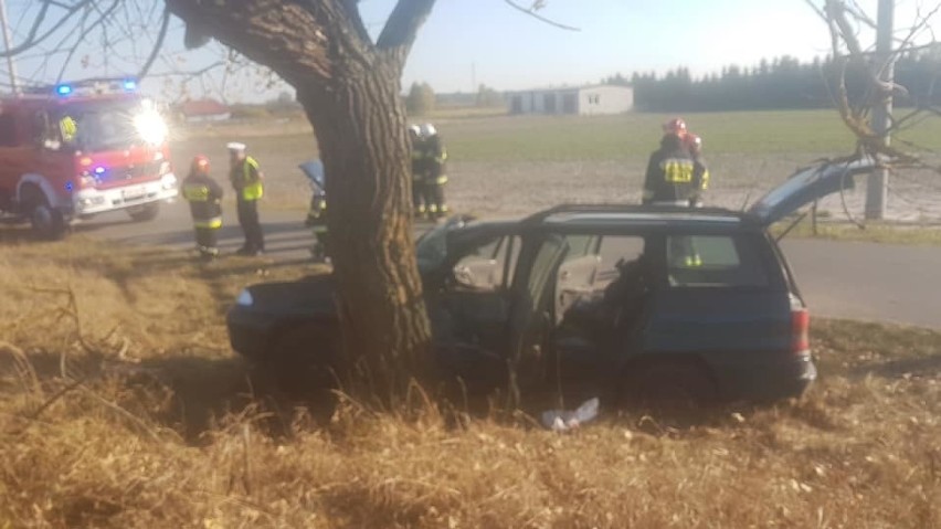 Do groźnie wyglądającego wypadku doszło w Januszkowie...