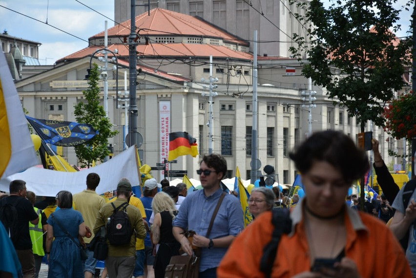 Marsz Autonomii Śląska przeszedł w sobotę 16 lipca ulicami...