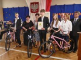 Wieluń: Liderzy ze szkół gimnazjalnych i ponadgimnazjalnych otrzymali rowery