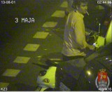 Kradzież skutera przy Solcu. Policja upublicznia zdjęcia podejrzanego