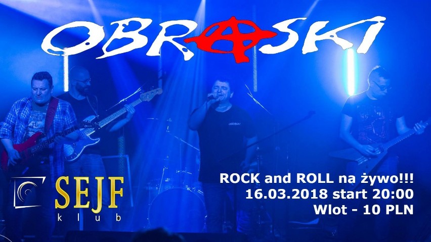 Koncert zespołu Obraski w klubie Sejf w Piotrkowie już dziś,...