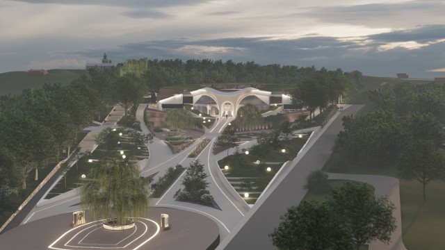 Centrum Wsparcia Cudzoziemców w Kielcach. Autorką projektu jest Kateryna Brynza.