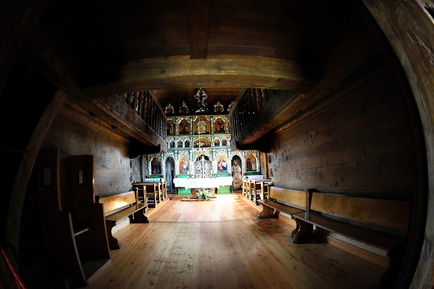 Dawna łemkowska cerkiew świętych Kosmy i Damiana w Krempnej