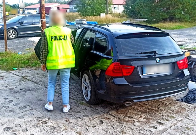 BMW odzyskane przez policjantów z Piotrkowa