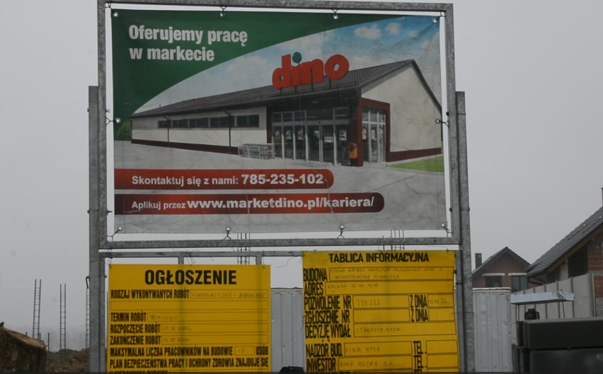 Budowa sklepu w Kałkowie ma się zakończyć w lipcu tego roku.