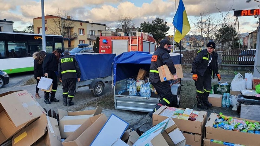 Powiat wejherowski. Trwa zbiórka darów dla uchodźców z Ukrainy 