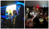 Strażacy ewakuowali migrantów z bagna przy granicy. Straż Graniczna oskarża aktywistów i stację telewizyjną (zdjęcia)