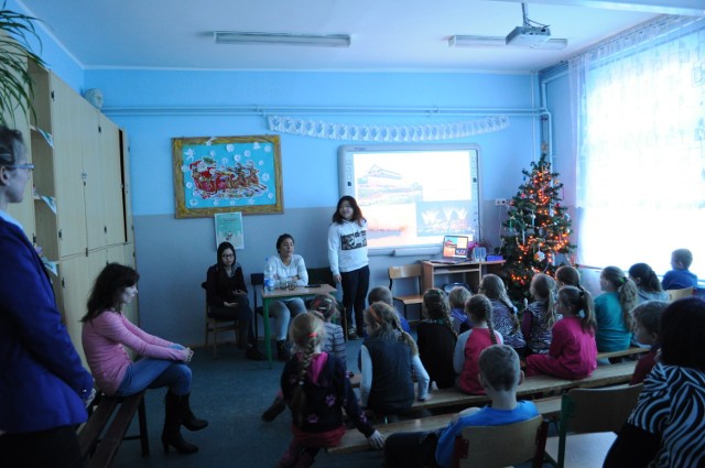 Szkoła podstawowa gości studentki zza oceanu - 16 - 20 grudzień 2013