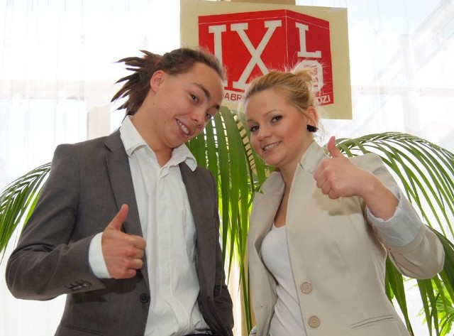 Mateusz Kudła i Kasia Pajor byli zadowoleni po porannym egzaminie z polskiego.