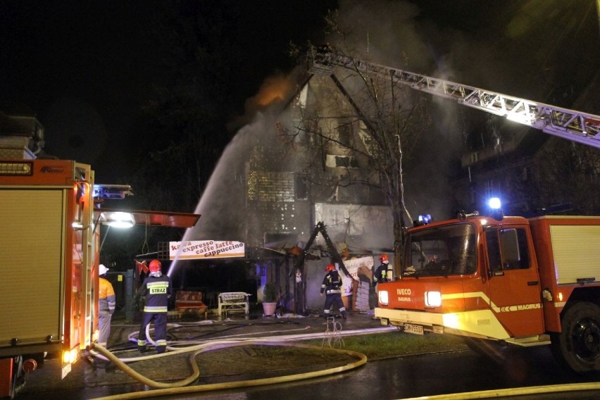 Pożar hotelu Villa Rezydent przy Kochanowskiego [ZDJĘCIA]