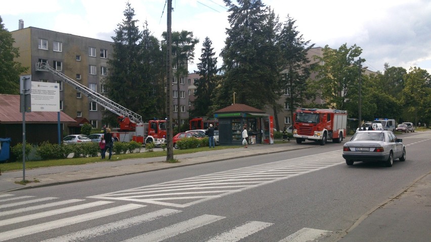 Nowy Sącz. Pożar w bloku przy ul.Lwowskiej. Spalił się tylko obiad