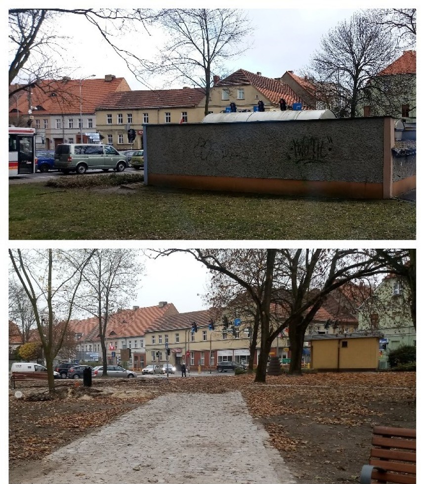 Skwery w sercu miasta ładnieją w oczach. Finał prac w ciągu...