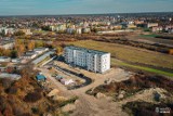 Chełmskie TBS kończy budowę dziewiątego bloku w Chełmie. Zobacz zdjęcia