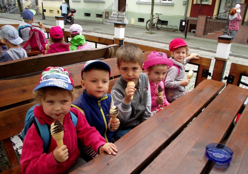 Najlepsze lody są w Zbąszyniu, czyli wizyta przedszkolaków z gminy Siedlec