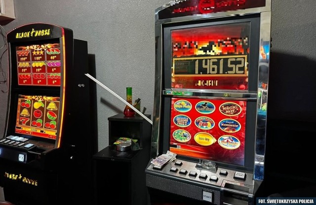 W kontrolowanym lokalu w Końskich znajdowało się sześć automatów do gier