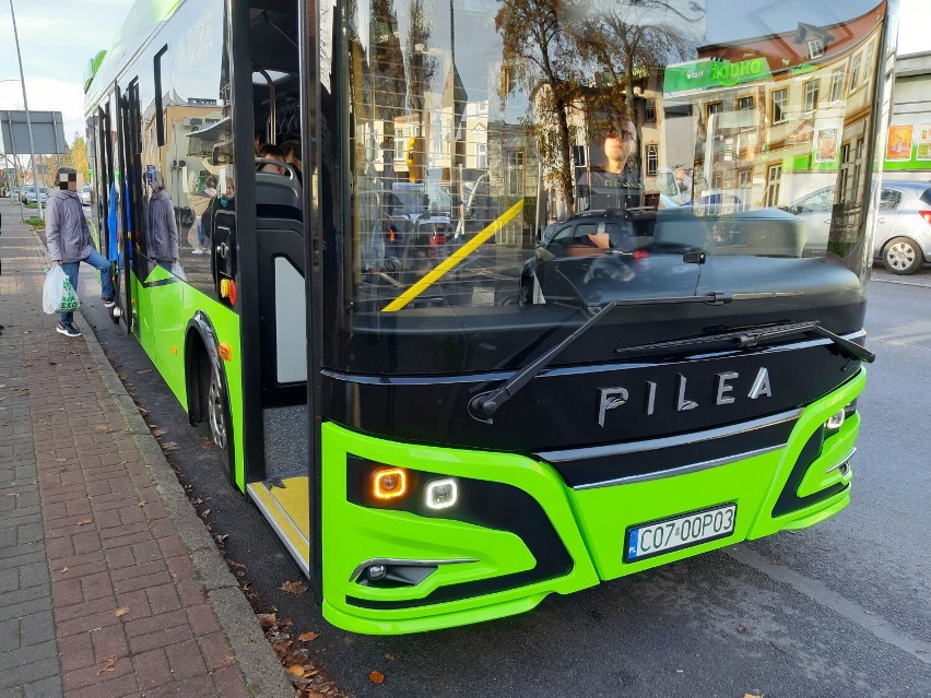 Niedawno KM Szczecinek testowała polski autobus elektryczny...