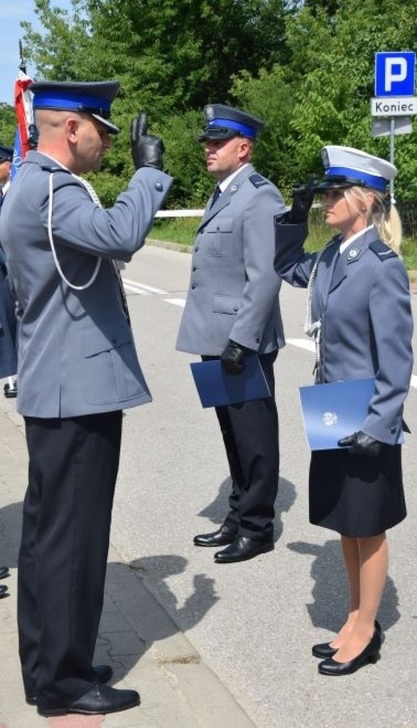 Święto policji w Grójcu. Były awanse na wyższe stopnie służbowe