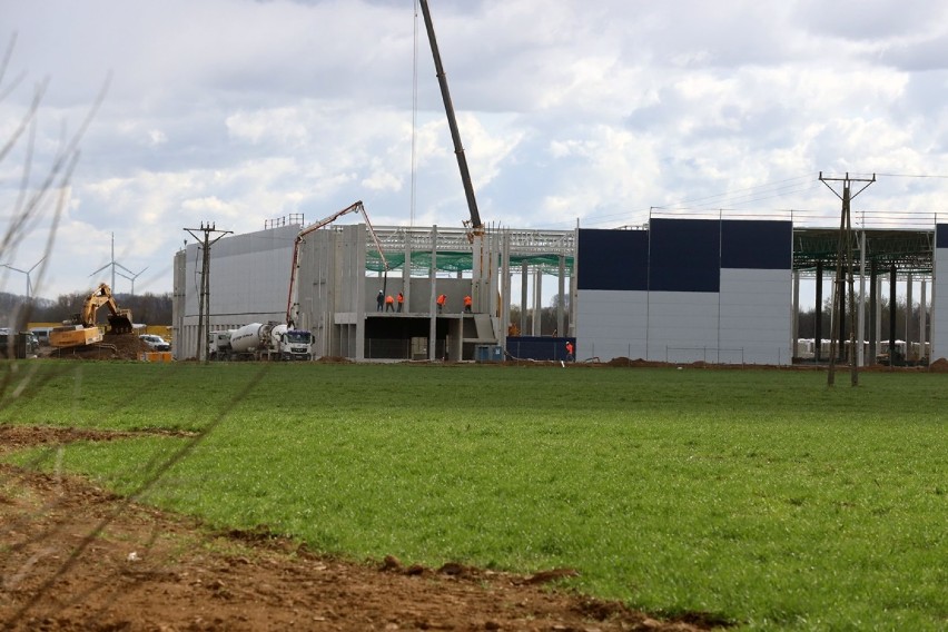 Budowa hali na byłym lotnisku w Legnicy [ZDJĘCIA] 