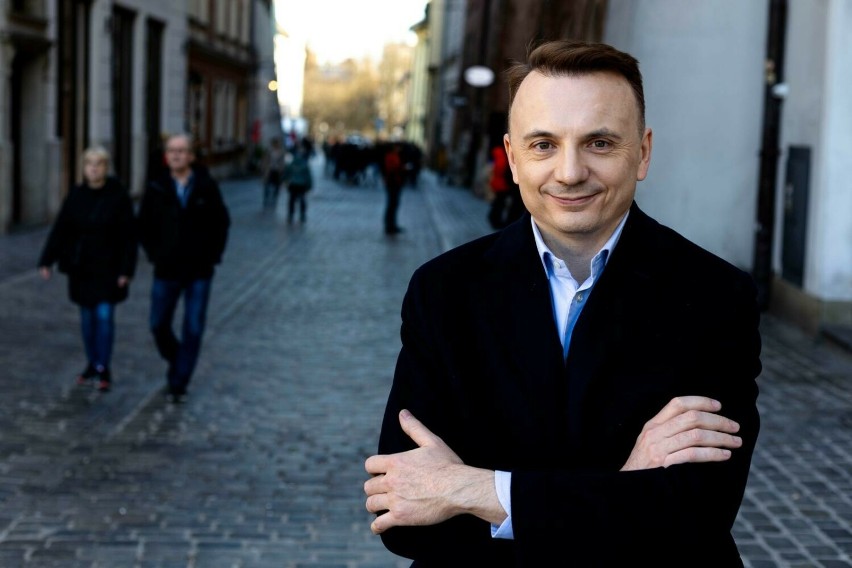 Łukasz Gibała, kandydat na prezydenta Krakowa