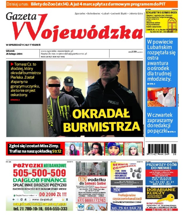 Gazeta Wojewódzka 25.02 - 03.03