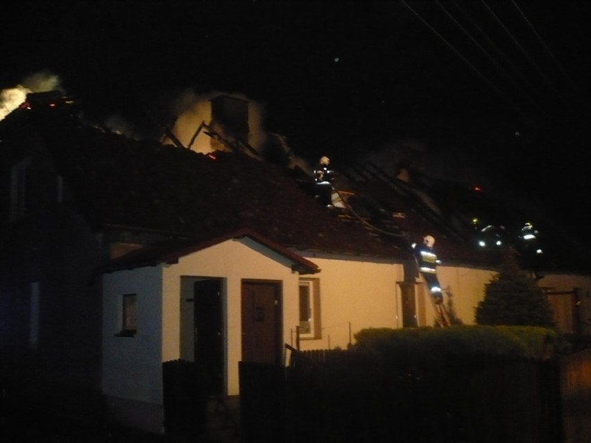 Pożar w Samborowie. Pięć rodzin straciło dach nad głową