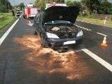 Wypadek w Skarżysku-Kamienna. Zderzyły się trzy auta [zdjęcia]