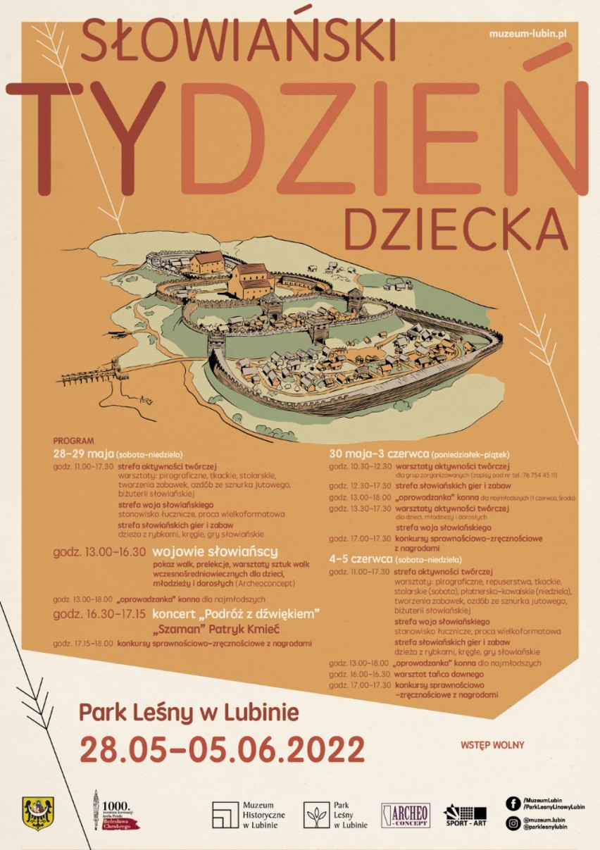 Słowiański tydzień dla dzieci w Parku Leśnym w Lubinie
