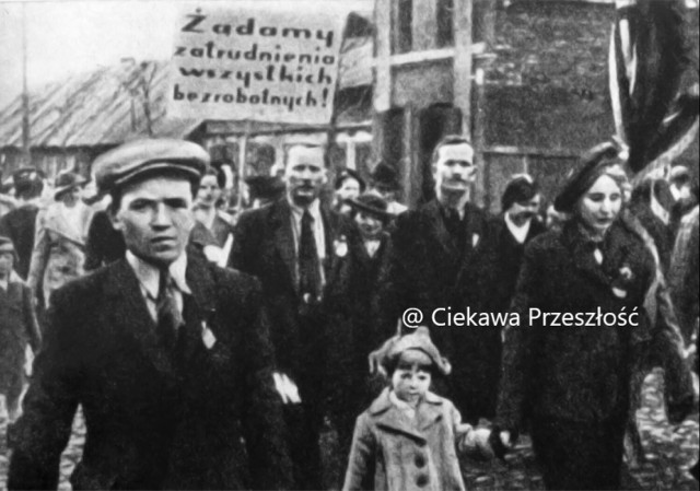 Bieda i głód zmusiły mieszkańców Zawiercia do masowego protestu 18 kwietnia 1930 roku.