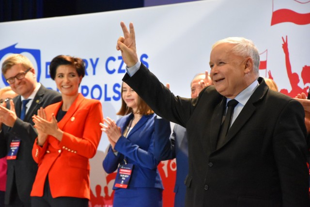 Konwencja okręgowa PiS w Pile z udziałem Jarosława Kaczyńskiego