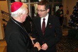 I LO w Rybniku: Arcybiskup Zimoń i prezydent na spotkaniu opłatkowym 