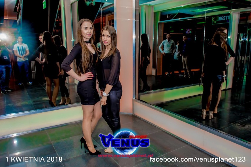 Piękne kobiety w klubie Venus Planet. Impreza z 1 kwietnia 2018 [zdjęcia]