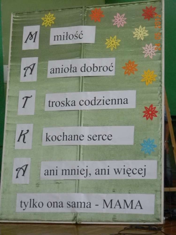 W Dzień Matki gimnazjaliści podziękowali swoim mamom