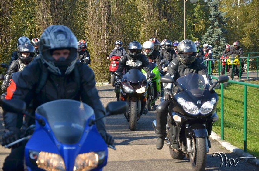 Parada motocyklowa w Zawierciu 4 10 2014