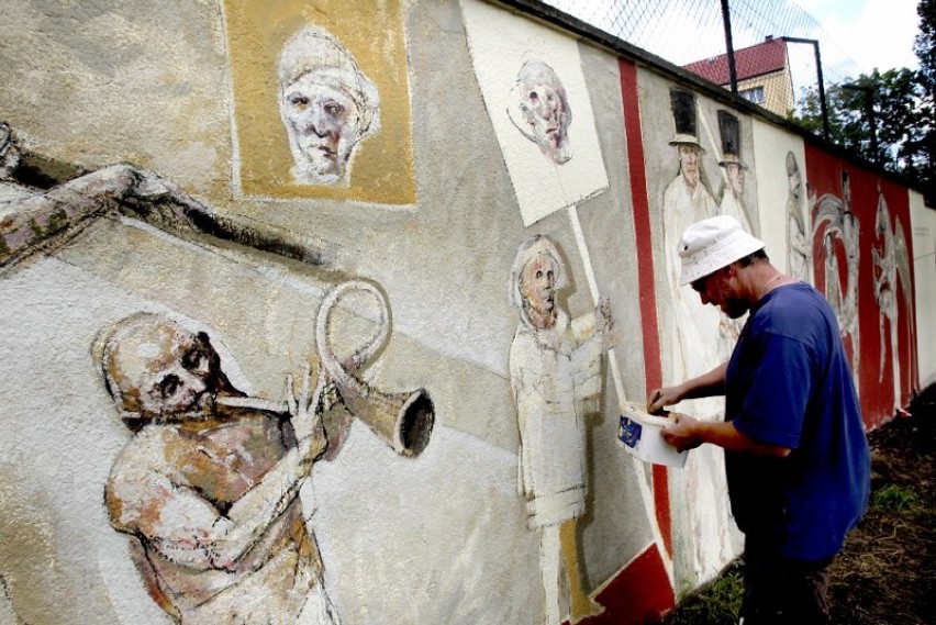 "Ulica Zygmunta” to mural, który przez trzy dni tworzył obok...