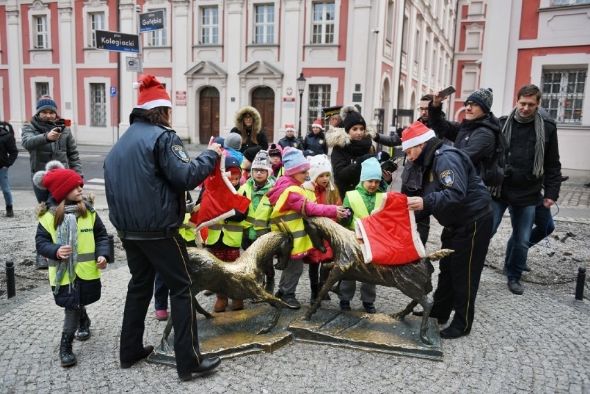 Ubieranie koziołków na placu Kolegiackim stało się już...