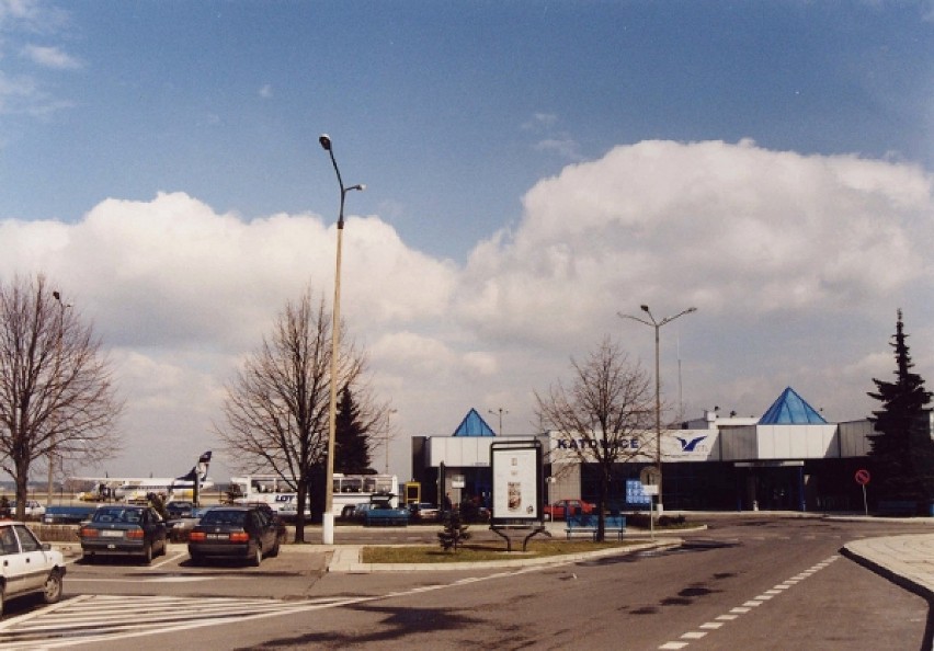 Archiwalne zdjęcia lotniska w Pyrzowicach