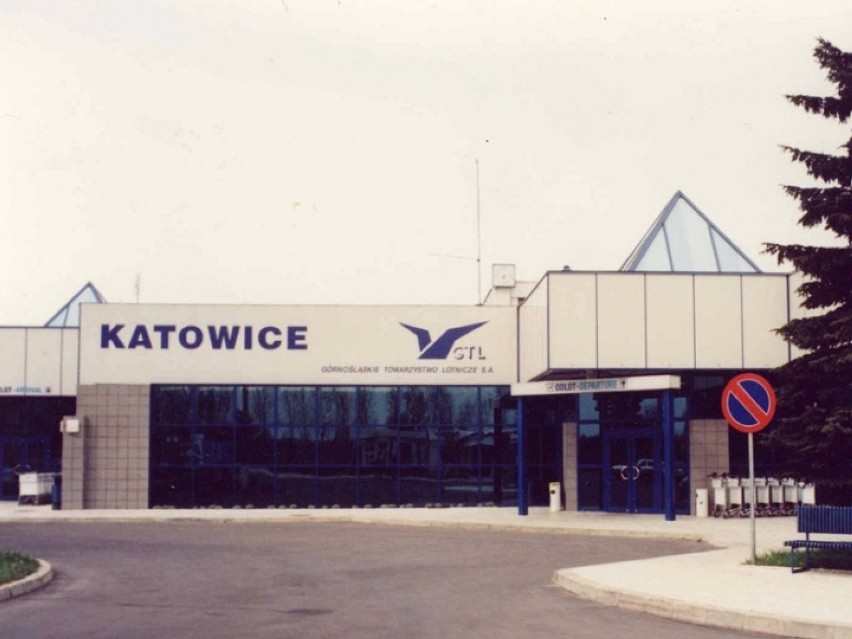 Archiwalne zdjęcia lotniska w Pyrzowicach