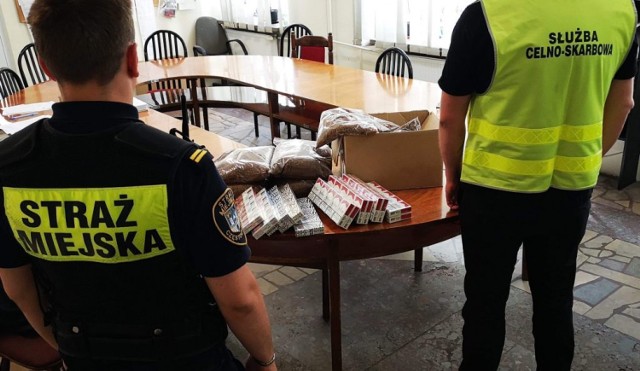 Strażnicy i celnicy przejęli 8 tysięcy sztuk papierosów bez znaków akcyzy