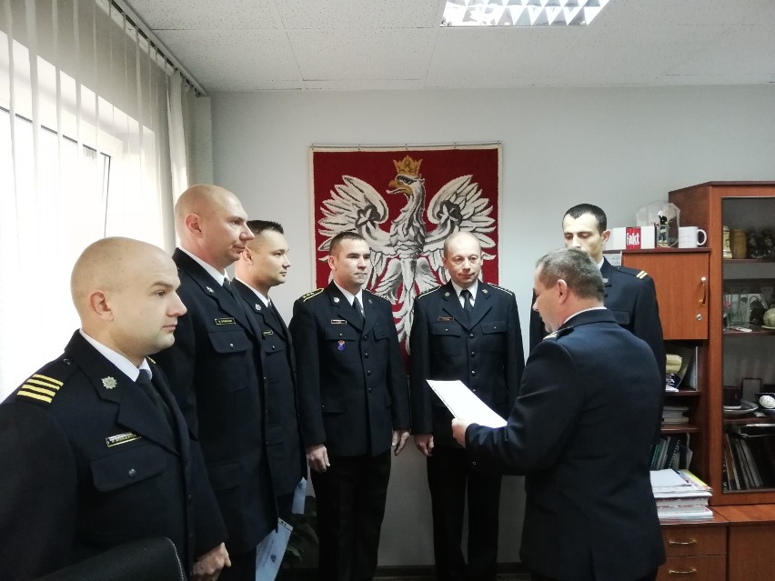 Awanse i nagrody Wielkopolskiego Komendanta Wojewódzkiego również dla naszych strażaków