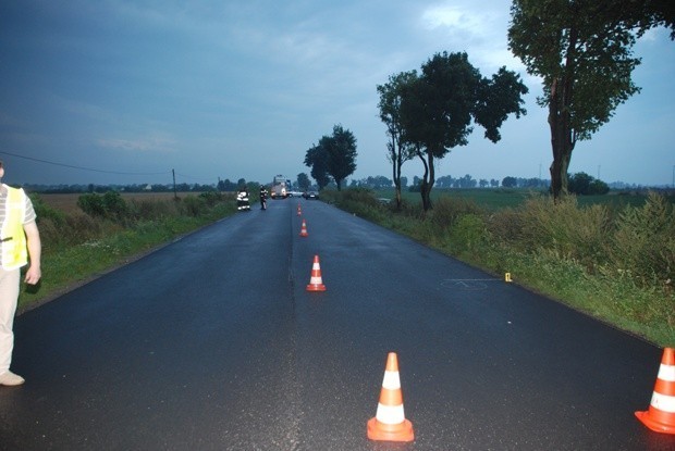 Śmiertelny wypadek pod Krobią. Zginął mężczyzna i jego syn.