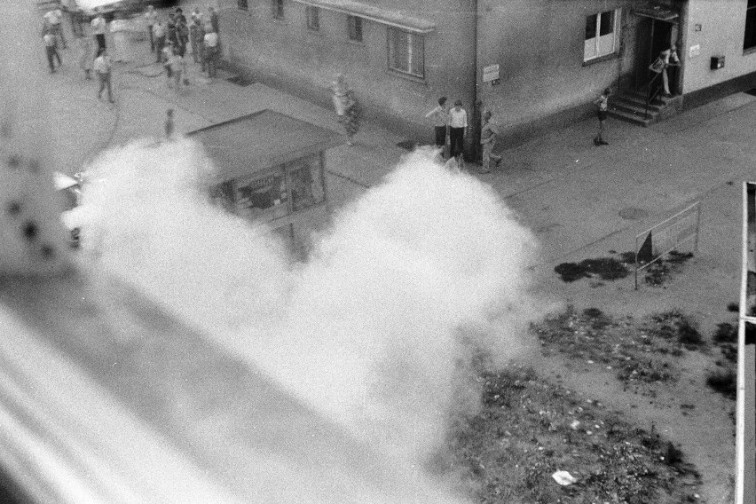 Tłumienie demonstracji 31 sierpnia 1982 roku trwało kilka...