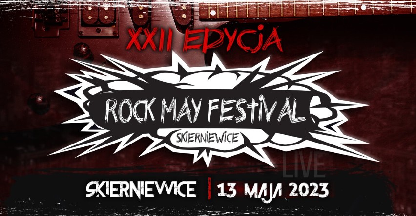 Rock May Festival 2023 w Skierniewicach. Zobaczcie program wydarzenia organizowanego w dniach 12-13 maja