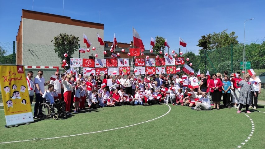 Konkurs "Do hymnu" w Zespole Szkół Specjalnych w Żninie.