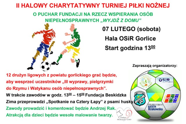 Sulejowianka organizuje charytatywny turniej piłki nożnej w Gorlicach