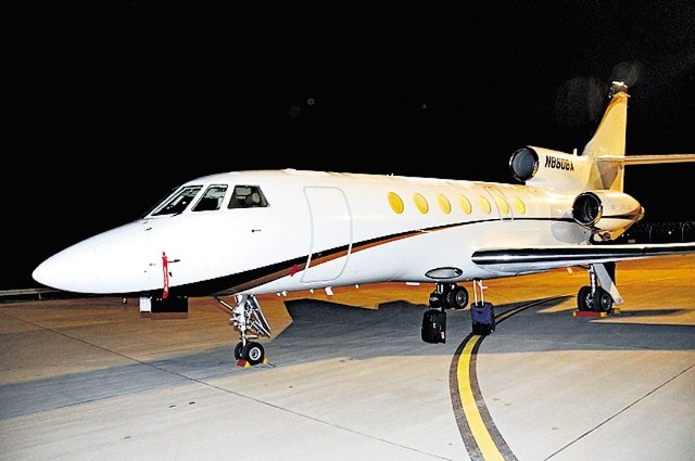 Shakira przyleciała do Łodzi tym samolotem.
