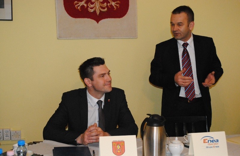 W Krzywiniu będzie GPZ. Burmistrz podpisał umowę o współpracy z przedstawicielami Enea Operator