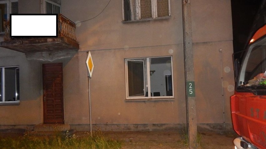 Wybuch gazu w budynku mieszkalnym w Dąbiu przy ul. Tadeusza Kościuszki 