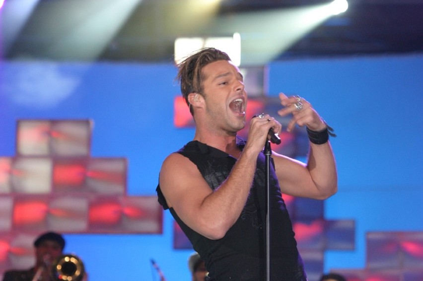 Ricky Martin w Ergo Arenie 7.09.2018. Latynoski wokalista po...
