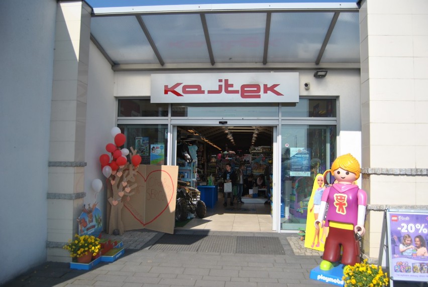 Atrakcje dla dzieci w sklepie Kajtek - akcja "Otwórzmy Serca" 