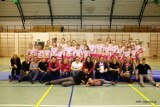 Mistrzynie cheerleaders ze staszowskiego Pink Panthers z nowym przyrządem do ćwiczeń (ZDJĘCIA) 